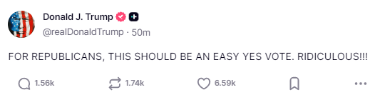 信用平台出租_特朗普“大漂亮法案”在众议院受阻！五名共和党反对信用平台出租，另有八人未投票