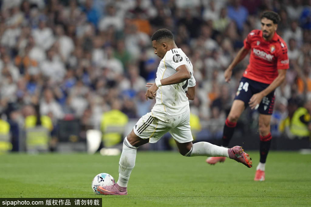 皇冠信用盘申请开通_西甲-姆巴佩点射布雷托内斯染红 皇马1-0十人奥萨苏纳