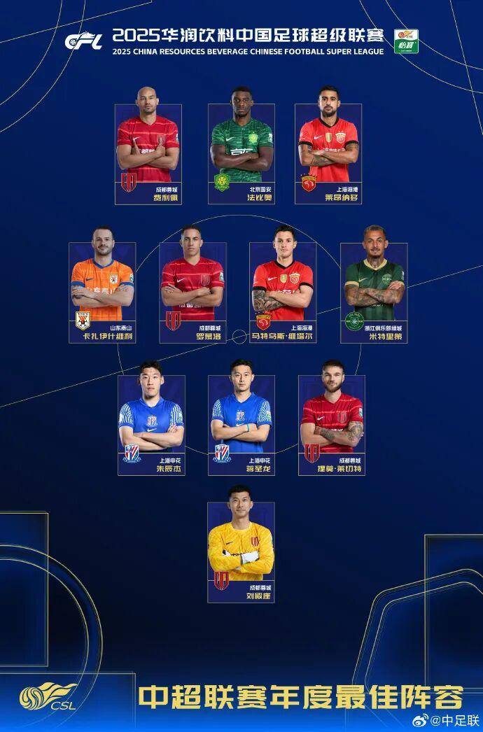 体育皇冠信用网_2025中国足球职业联赛颁奖：瓦科斩中超最佳球员